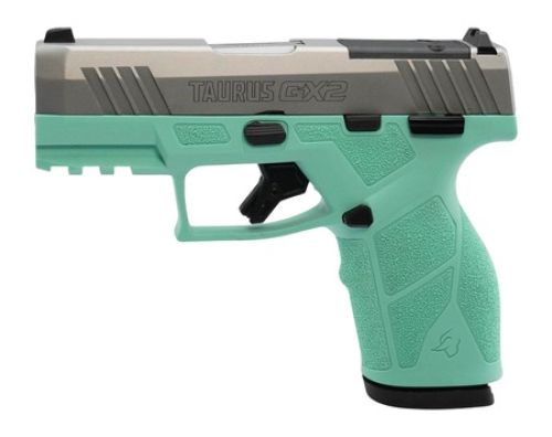 Taurus GX2 T.O.R.O. 9mm Cyan Frame and Stainless Pistol