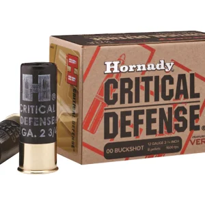 Order Hornady Critical Defense 12 Gauge Buckshot Ammo 2-3/4″ Online - Shotguns | Montana Gun Shop