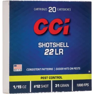 In Stock: CCI Shotshell 22LR Ammo 31 Grain Lead Shot - Handguns | Montana Gun Shop