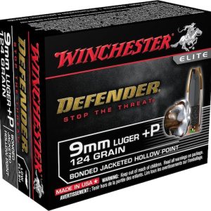 Winchester Defender 9mm Luger +P Ammo 124 Grain Winchester PDX1 Bonded Jacketed Hollow Point 200 rounds For Sale - Rifles | Montana Gun Shop