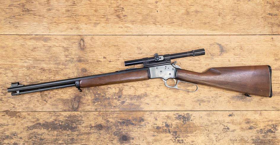 Marlin Golden 39A Mountie 22 S/L/LR Used Trade-in Lever-Action Rifle with Scope Marlin Golden 39A Mountie 22 S/L/LR Used Trade-in Lever-Action Rifle with Scope - Marlin Used Gun Collection - Montana Gun Shop