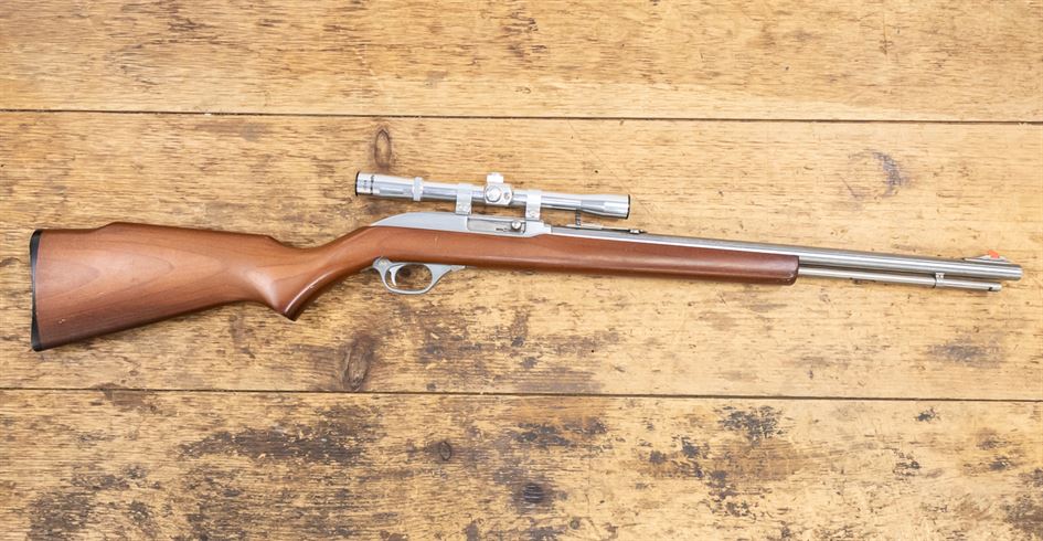Marlin Model 60 22LR Police Trade-in Semi-Auto Rifle with Scope Marlin Model 60 22LR Police Trade-in Semi-Auto Rifle with Scope - Marlin Used Gun Collection - Montana Gun Shop