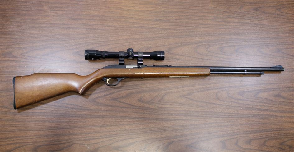 Marlin 60 22LR Police Trade-In Rifle with Optic Marlin 60 22LR Police Trade-In Rifle with Optic - Marlin Used Gun Collection - Montana Gun Shop