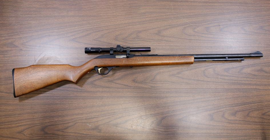 Marlin 60 22LR Police Trade-In Rifle with Optic Marlin 60 22LR Police Trade-In Rifle with Optic - Marlin Used Gun Collection - Montana Gun Shop